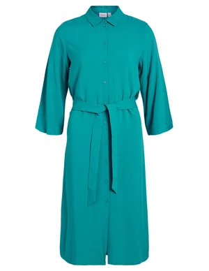 Vila VICELINA 3/4 MID CALF SHIRT DRESS/ 14085469