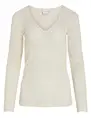 Vila VICHIKKA LACE V-NECK L/S TOP - NOO 14080341