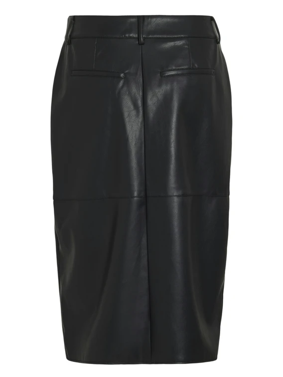 Vila VIDAGMAR HW MIDI COATED SKIRT - NOO 14105132