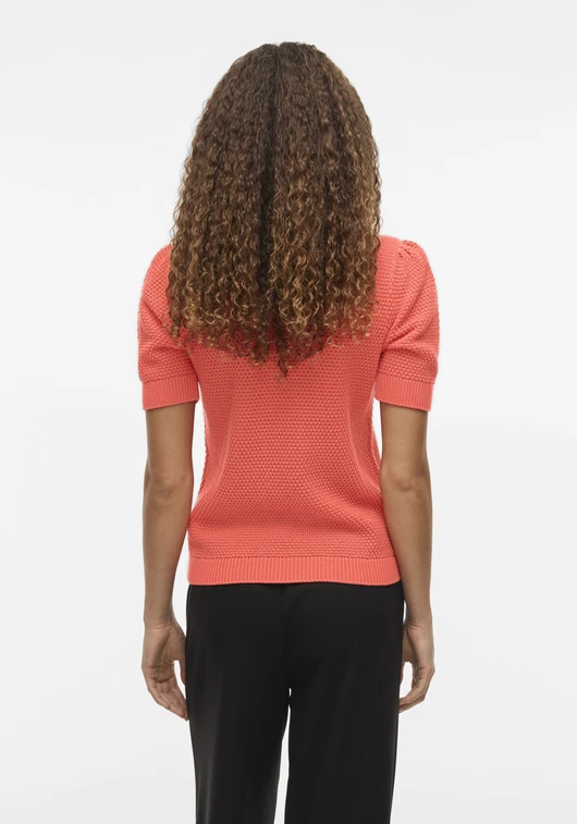 Vila VIDALO O-NECK S/S KNIT TOP/SU - NOO 14084421