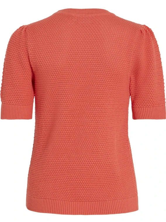 Vila VIDALO O-NECK S/S KNIT TOP/SU - NOO 14084421