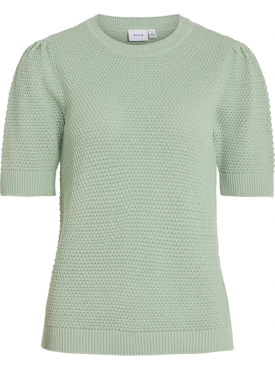 Vila VIDALO O-NECK S/S KNIT TOP/SU - NOO 14084421