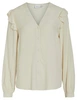 Vila VIDESTINA V-NECK L/S TOP/PR/BF 14101043