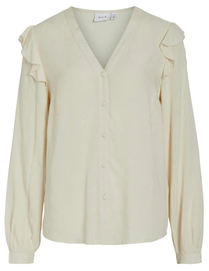 Vila VIDESTINA V-NECK L/S TOP/PR/BF 14101043