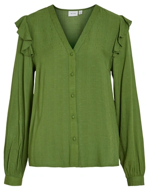 Vila VIDESTINA V-NECK L/S TOP/PR/BF 14101043