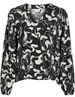 Vila VIDOGMA ACY L/S V-NECK TOP/SU 14088841