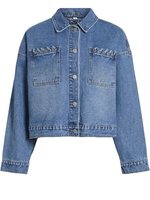 Vila VIEA L/S EYELET DETAIL MBD JACKET 14108261