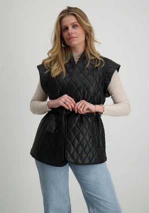 Vila VIELBARA S/L QUILTED COATED VEST 14097835