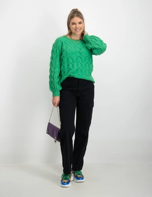 Vila VIELLA NEW L/S O-NECK CABLE KNIT TO 14087544