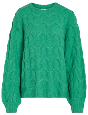 Vila VIELLA NEW L/S O-NECK CABLE KNIT TO 14087544