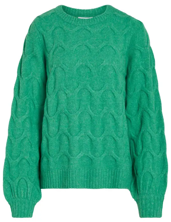 Vila VIELLA NEW L/S O-NECK CABLE KNIT TO 14087544