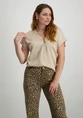 Vila VIELLETTE V-NECK S/S SATIN TOP - NO 14089239