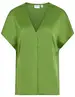 Vila VIELLETTE V-NECK S/S SATIN TOP - NO 14089239