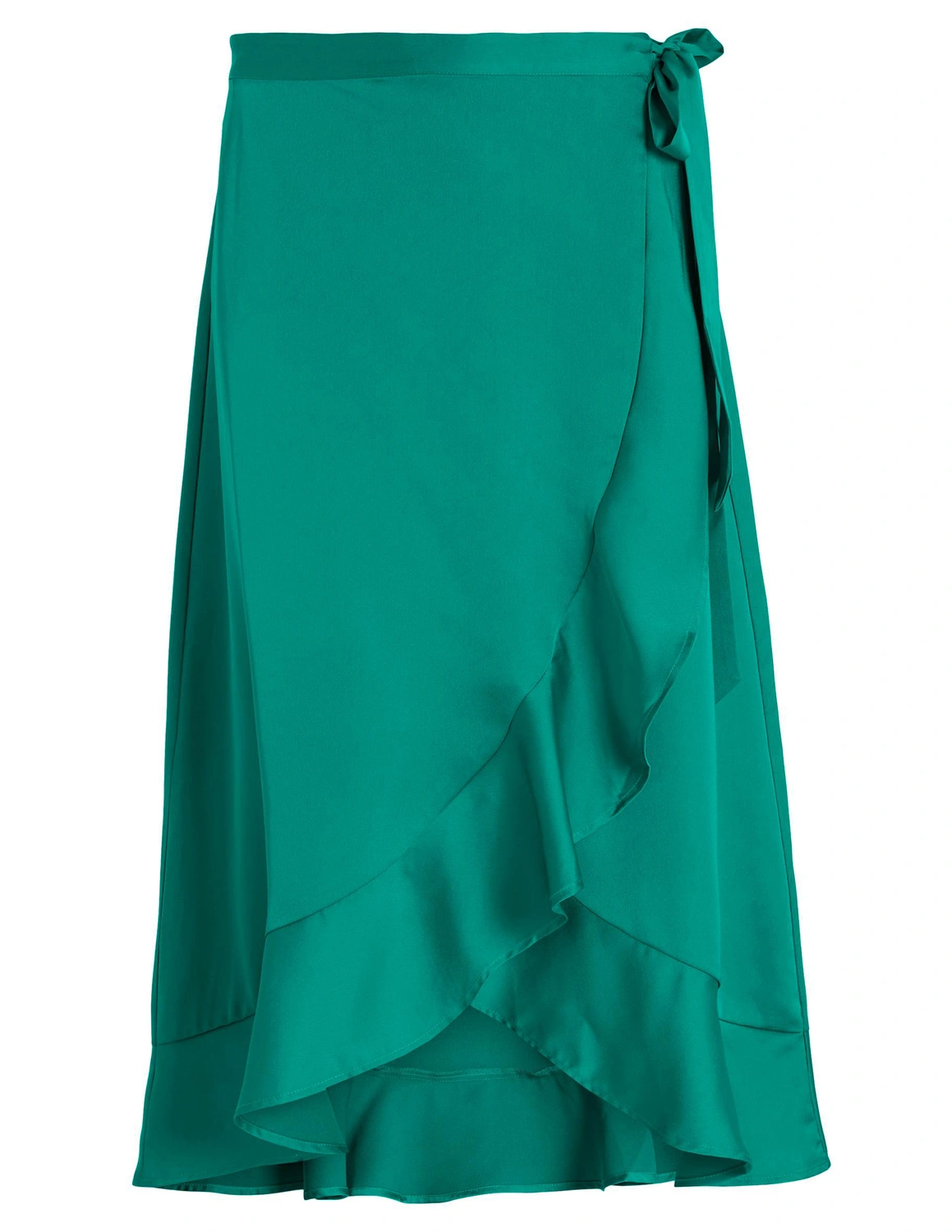 Cilia Universiteit Munching Vila VIELLETTE WRAP HW SKIRT/SU - NOOS 14082754 groen kopen bij The Stone