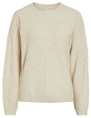Vila VIERIN L/S O-NECK CABLE KNIT TOP/BF 14100111
