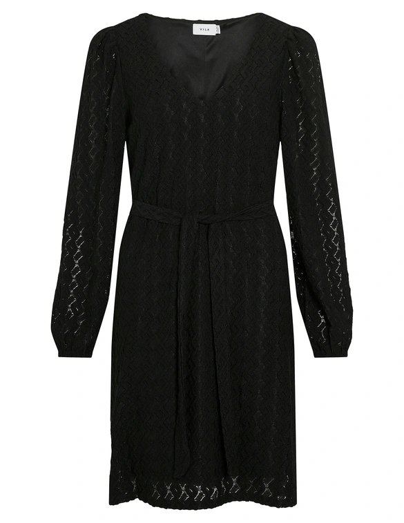 Vila VIFERYA V-NECK L/S DRESS/R/BF 14099599
