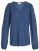 Vila VIFERYA V-NECK L/S TOP/R/BF 14099604