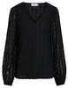 Vila VIFERYA V-NECK L/S TOP/R/BF 14099604