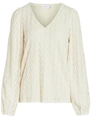 Vila VIFERYA V-NECK L/S TOP/R/BF 14099604