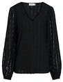 Vila VIFERYA V-NECK L/S TOP/R/BF 14099604