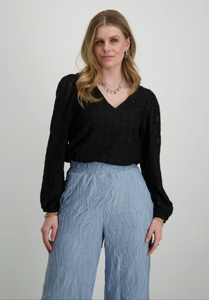 Vila VIFERYA V-NECK L/S TOP/R/BF 14099604
