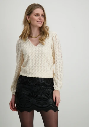 Vila VIFERYA V-NECK L/S TOP/R/BF 14099604