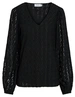 Vila VIFERYA V-NECK L/S TOP/R/BF 14099604