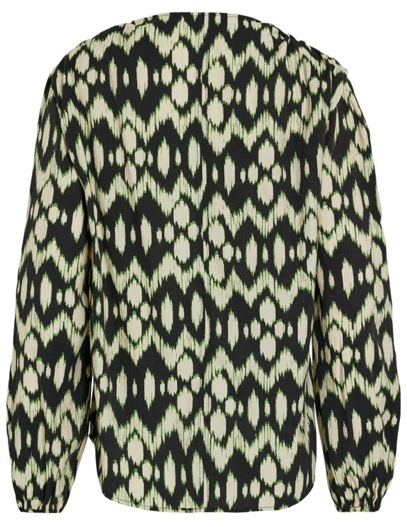 Vila VIKALLILA GRY V-NECK L/S SHIRT 14101387