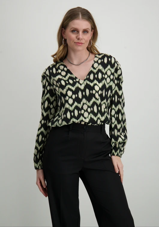 Vila VIKALLILA GRY V-NECK L/S SHIRT 14101387