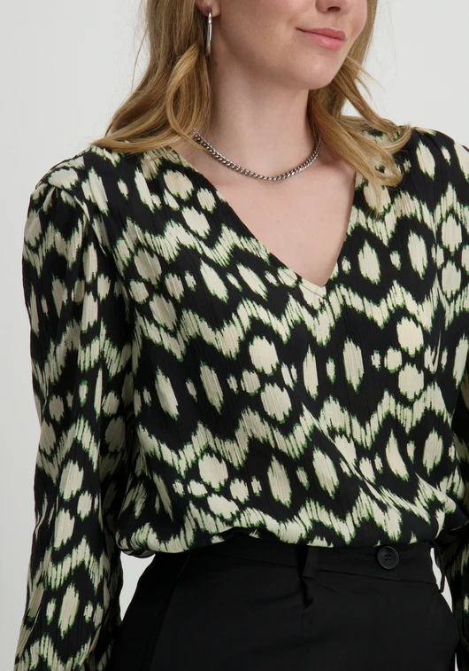 Vila VIKALLILA GRY V-NECK L/S SHIRT 14101387
