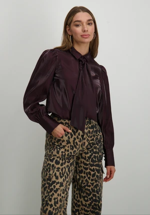 Vila VIKLARINA NEW L/S BOW SHIRT/R 14102516