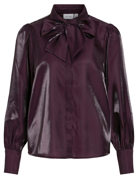 Vila VIKLARINA NEW L/S BOW SHIRT/R 14102516
