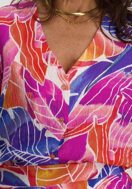 Vila VILIMIA OSA V-NECK S/S SHIRT 14095812