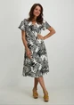 Vila VILOVIE S/S WRAP MIDI DRESS - NOOS 14059666