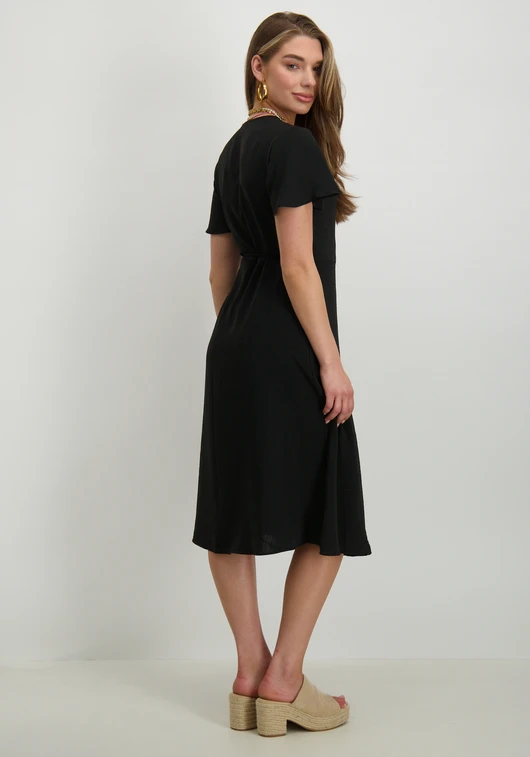 Vila VILOVIE S/S WRAP MIDI DRESS - NOOS 14059666