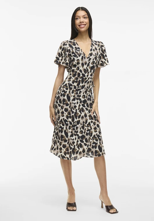 Vila VILOVIE S/S WRAP MIDI DRESS - NOOS 14059666
