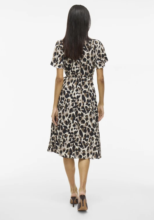 Vila VILOVIE S/S WRAP MIDI DRESS - NOOS 14059666