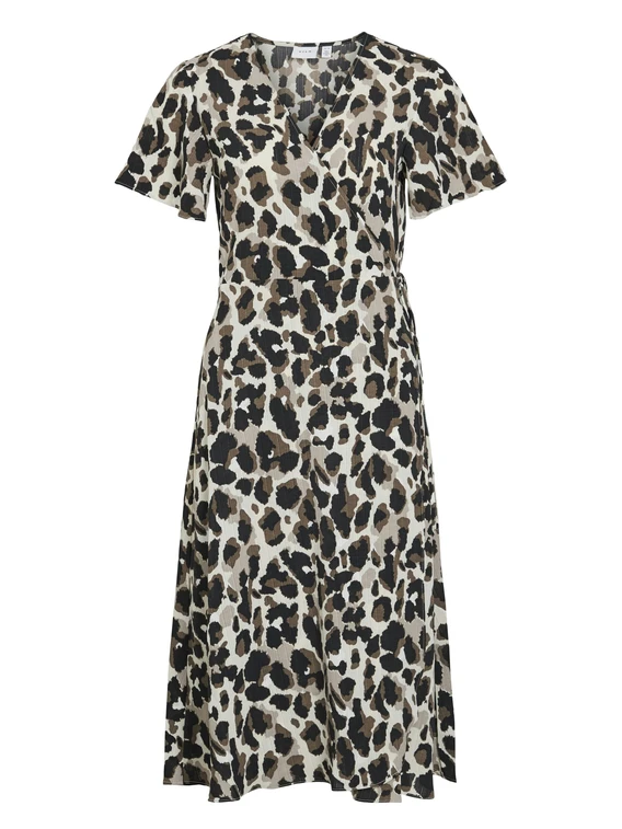 Vila VILOVIE S/S WRAP MIDI DRESS - NOOS 14059666