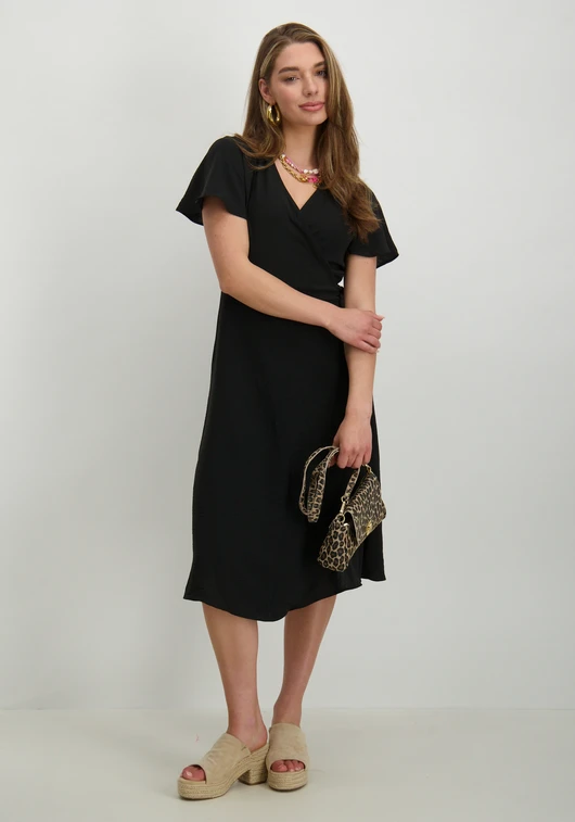 Vila VILOVIE S/S WRAP MIDI DRESS - NOOS 14059666