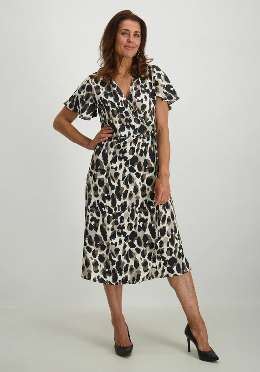 Vila VILOVIE S/S WRAP MIDI DRESS - NOOS 14059666