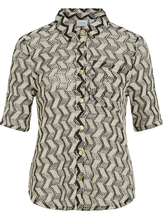 Vila VILUPINA O-NECK 2/4 SHIRT 14105667
