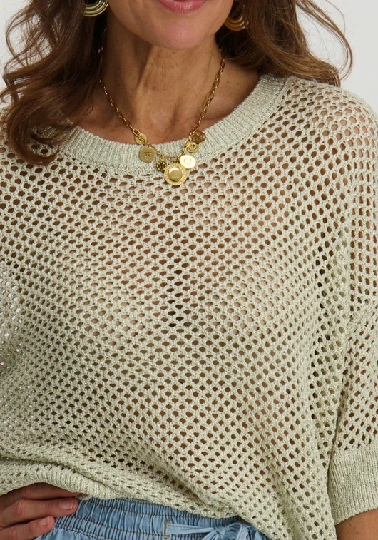 Vila VILYRIXI 3/4 LUREX KNIT/C32 14104710