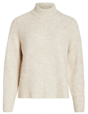 Vila VIMELIA NEW L/S HIGH NECK KNIT TOP 14087722