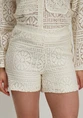 Vila VIMERINDA CROCHET HW SHORTS 14105213