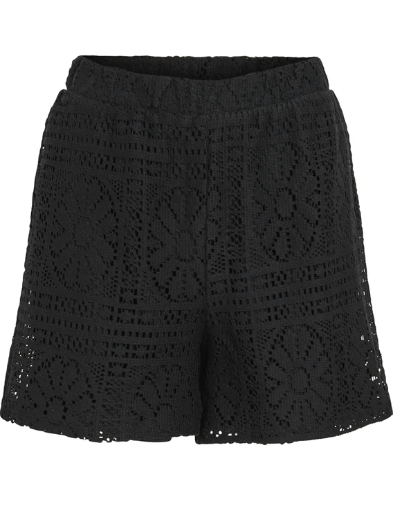 Vila VIMERINDA CROCHET HW SHORTS 14105213