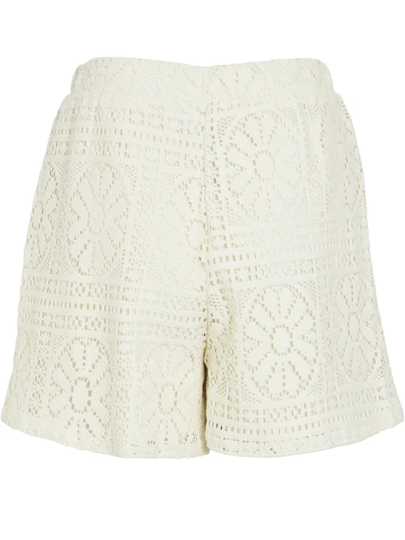 Vila VIMERINDA CROCHET HW SHORTS 14105213