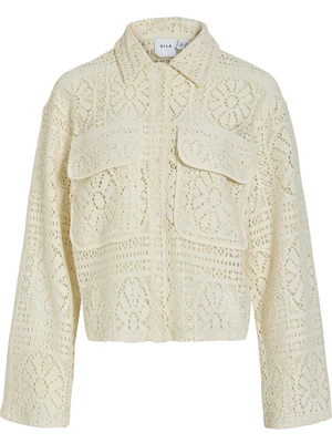 Vila VIMERINDA CROCHET L/S CARDIGAN/BFS 14105211