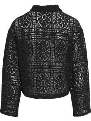 Vila VIMERINDA CROCHET L/S CARDIGAN/BFS 14105211