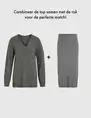 Vila VIMIRAZ L/S REV V-NECK KNIT PULLOVE 14099672