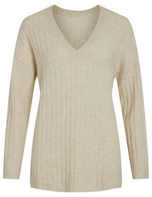 Vila VIMIRAZ L/S REV V-NECK KNIT PULLOVE 14099672